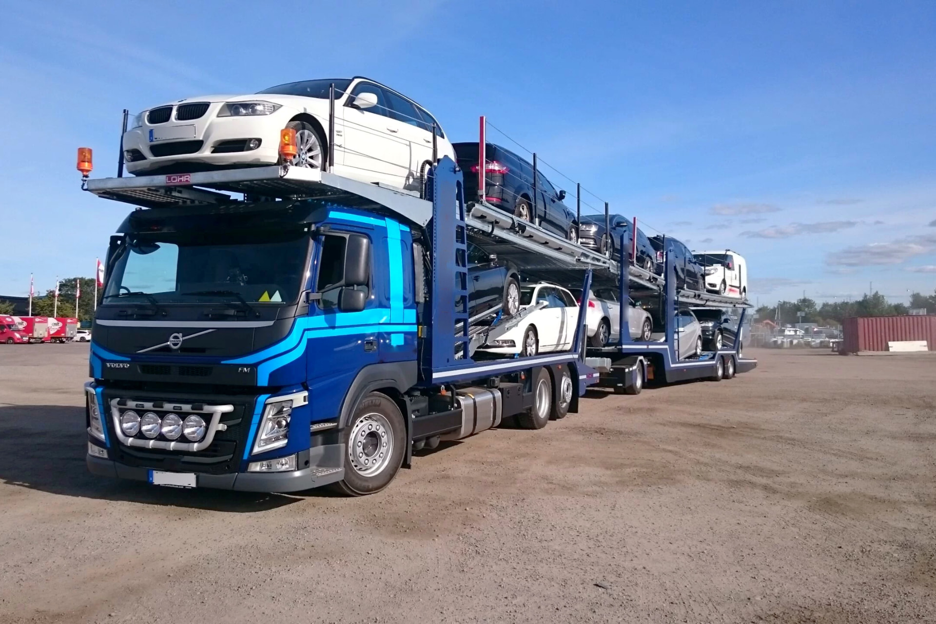 Biltransport med lätta fordon på väg i norra Sverige